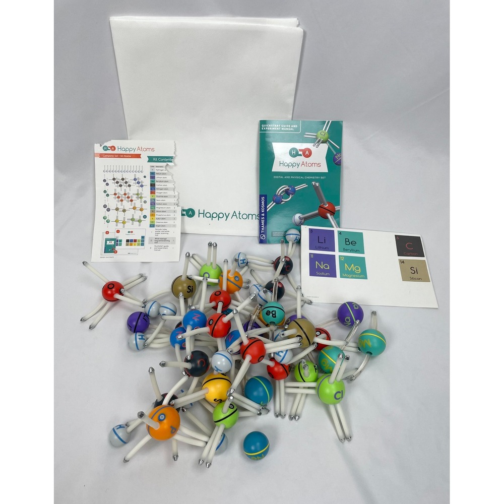 Thames & Kosmos Happy Atoms Molecules Chemistry Science Complete Set